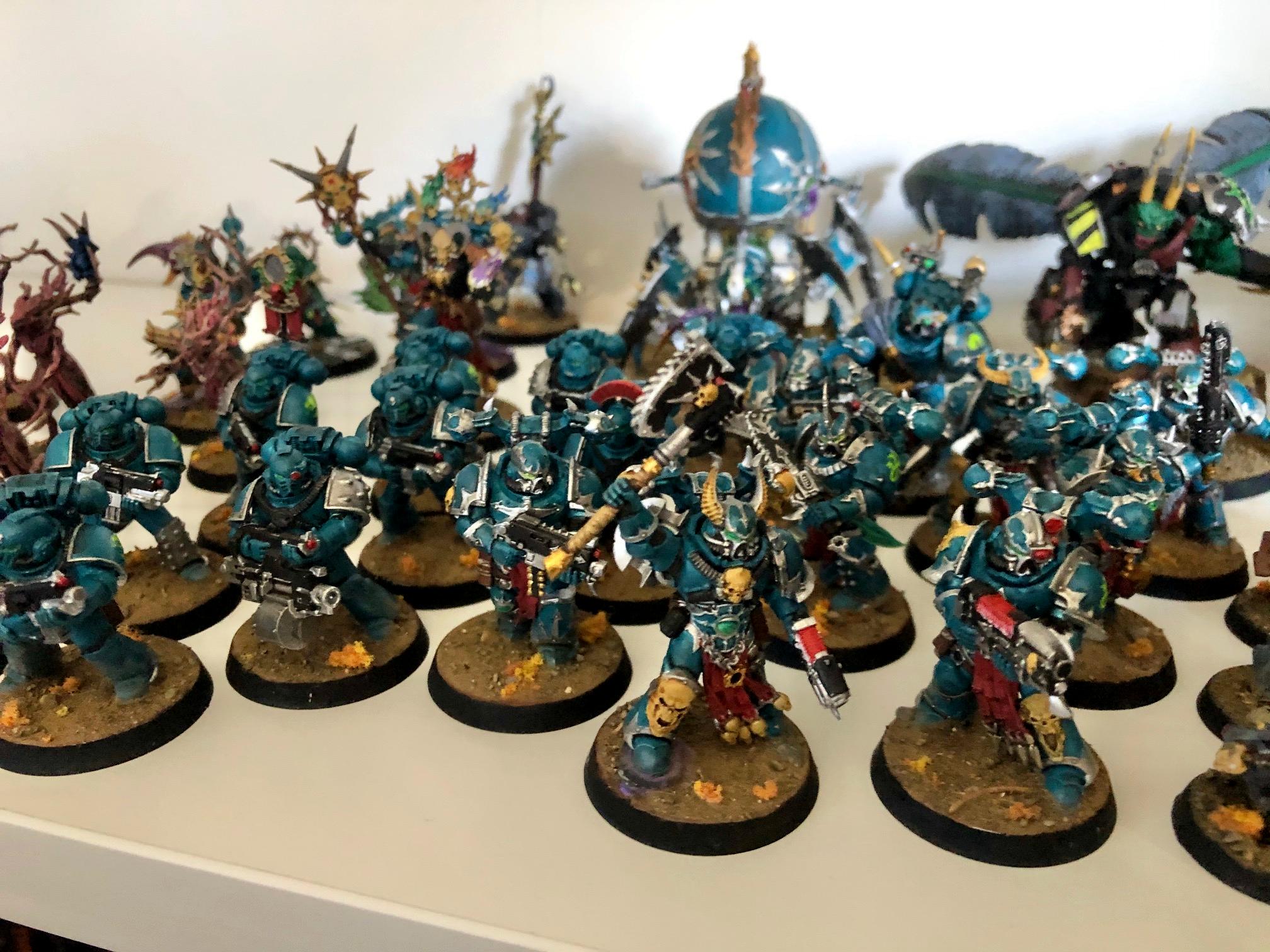 Alpha Legion, Chaos Space Marines, Kitbash, Warhammer 40,000 Alpha